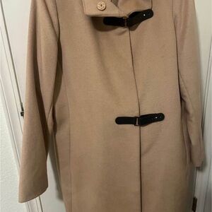 Women's Tan Toggle Coat